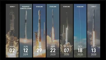 SpaceX Falcon 9 rocket launches 60 Starlink satellites into orbit