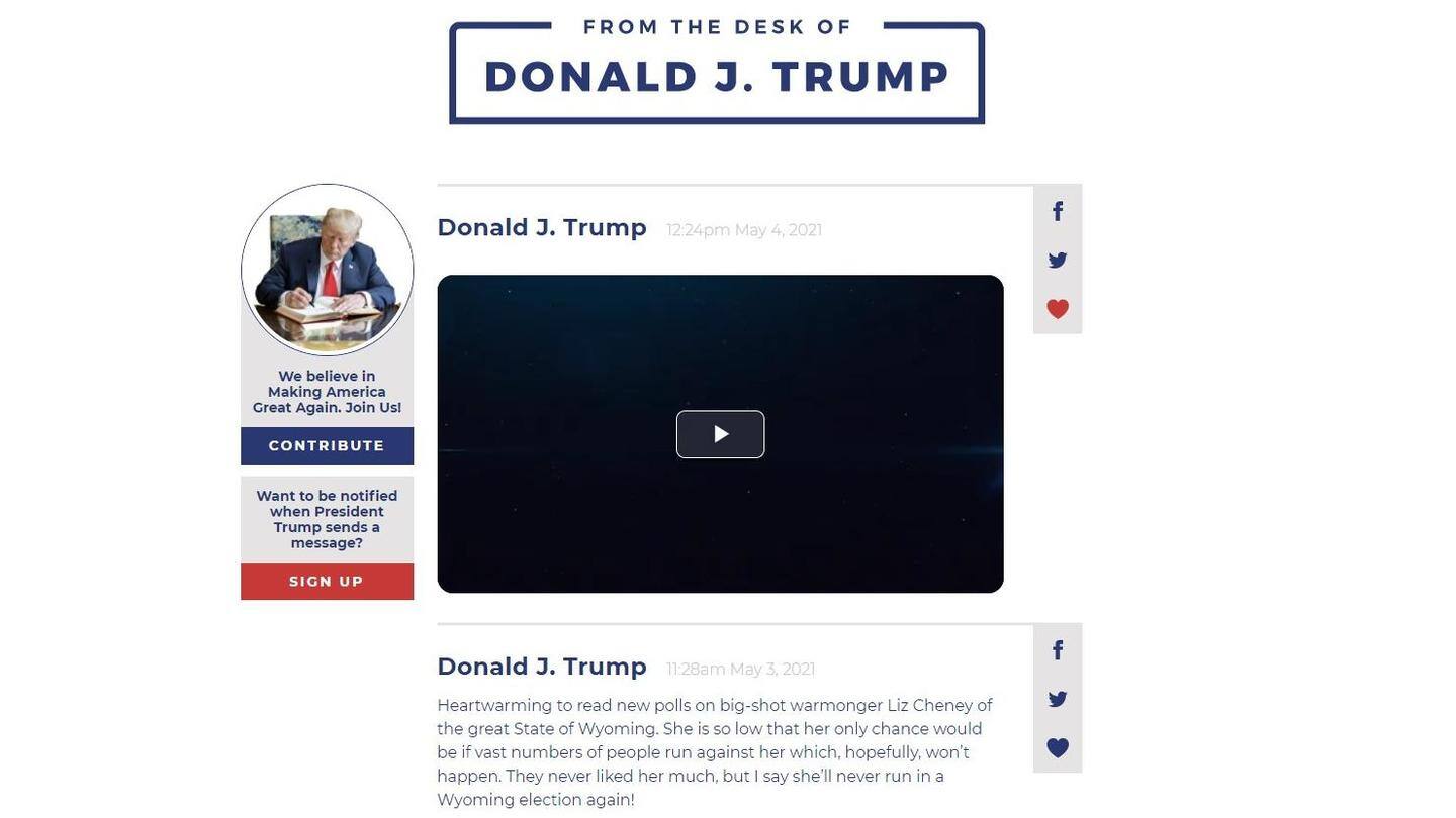 Donald Trump launches Twitter-like platform; bypasses Big Tech censorship