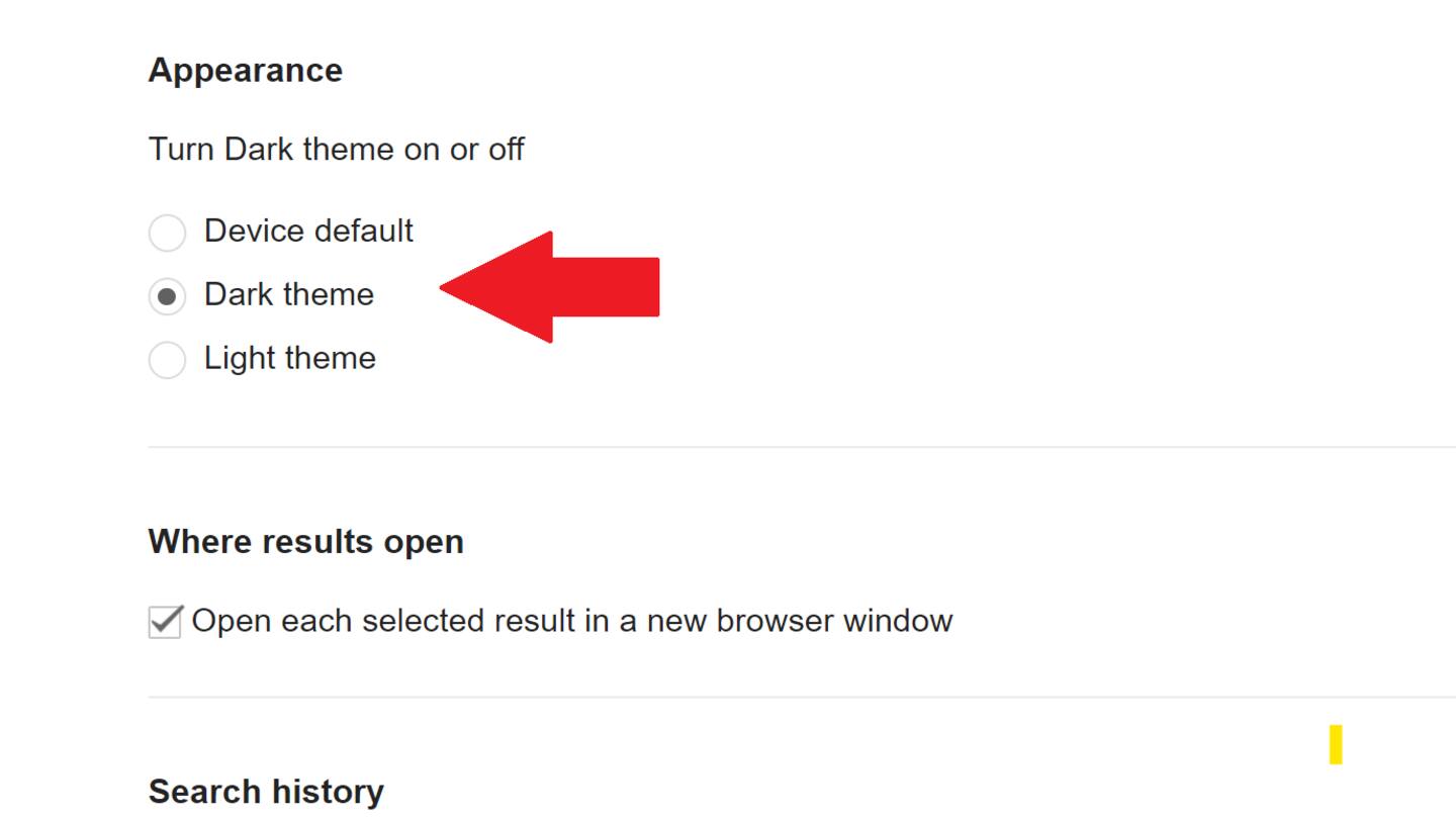 Here's how you can enable dark mode for Google Search Here's how you can enable dark mode for Google Search