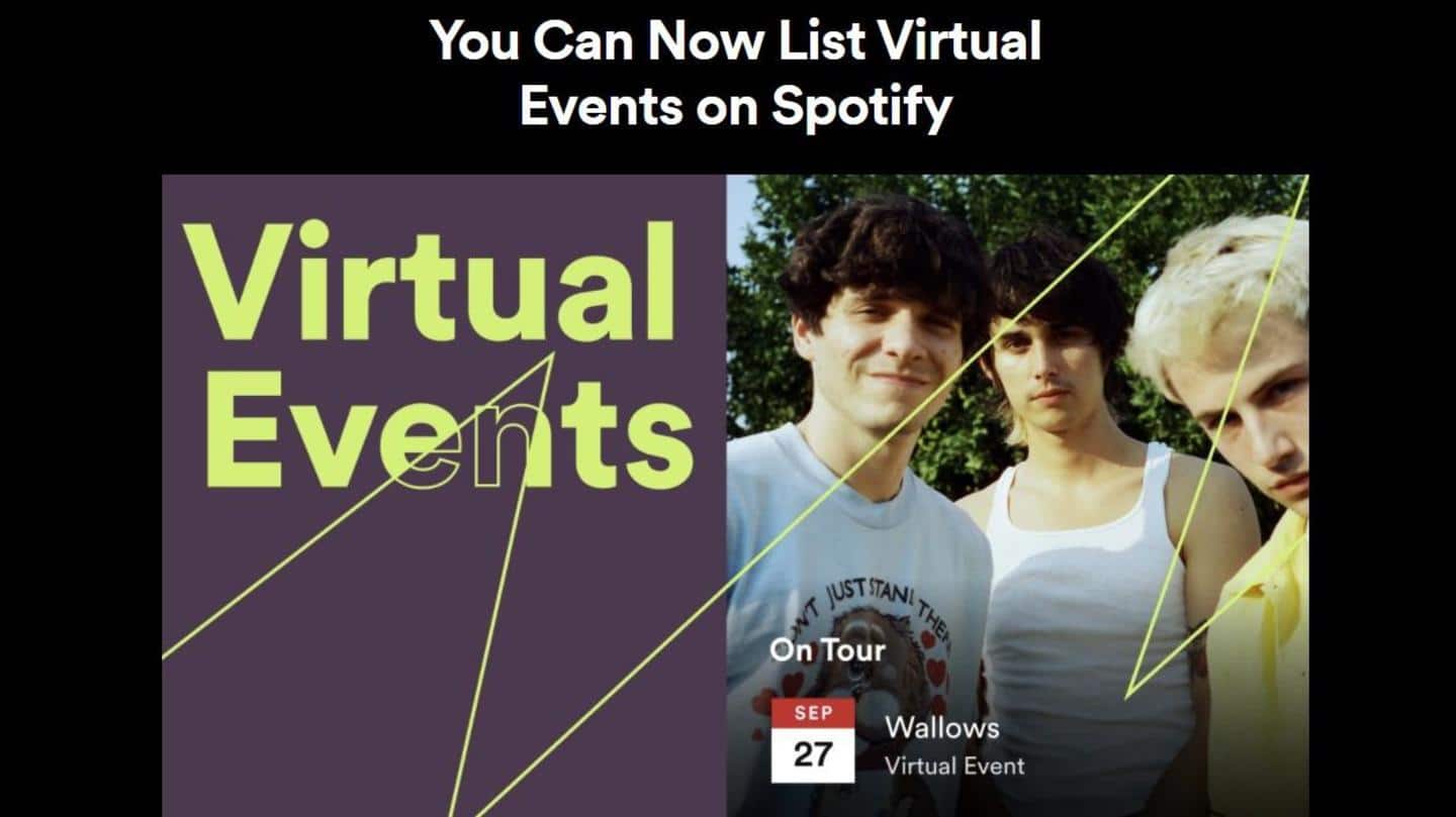 Spotify experiments with virtual concerts as pandemic lockdowns ease Spotify experiments with virtual concerts as pandemic lockdowns ease