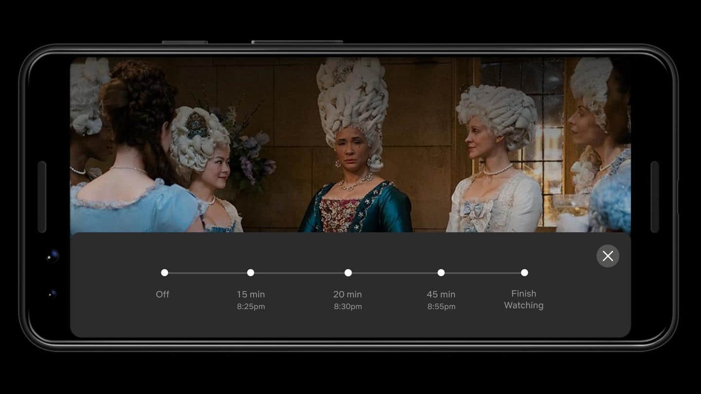Netflix testing a feature that stops streaming after set period