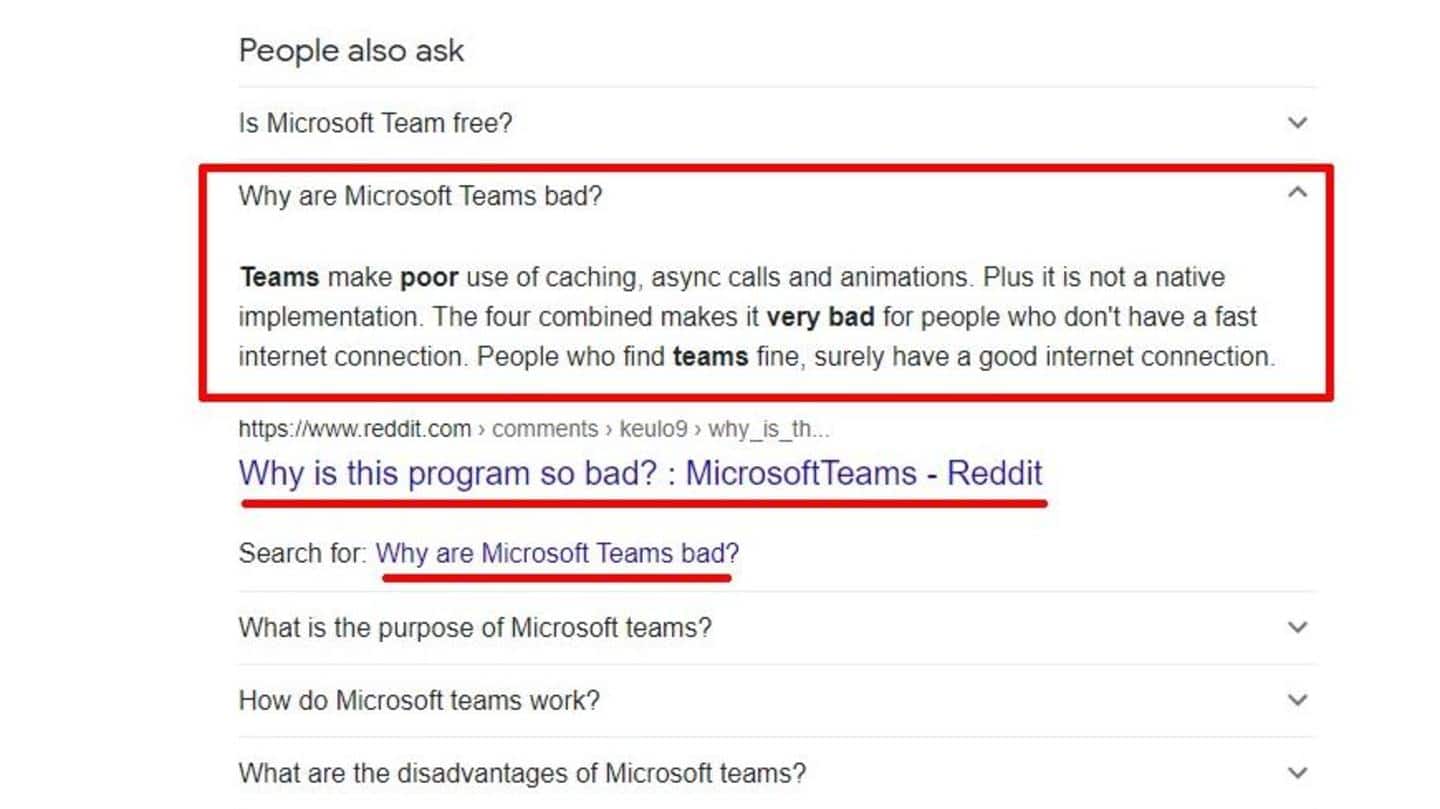 Google scheint neidisch auf die Tatsache zu sein, dass Microsoft Teams kostenlos verschenkt