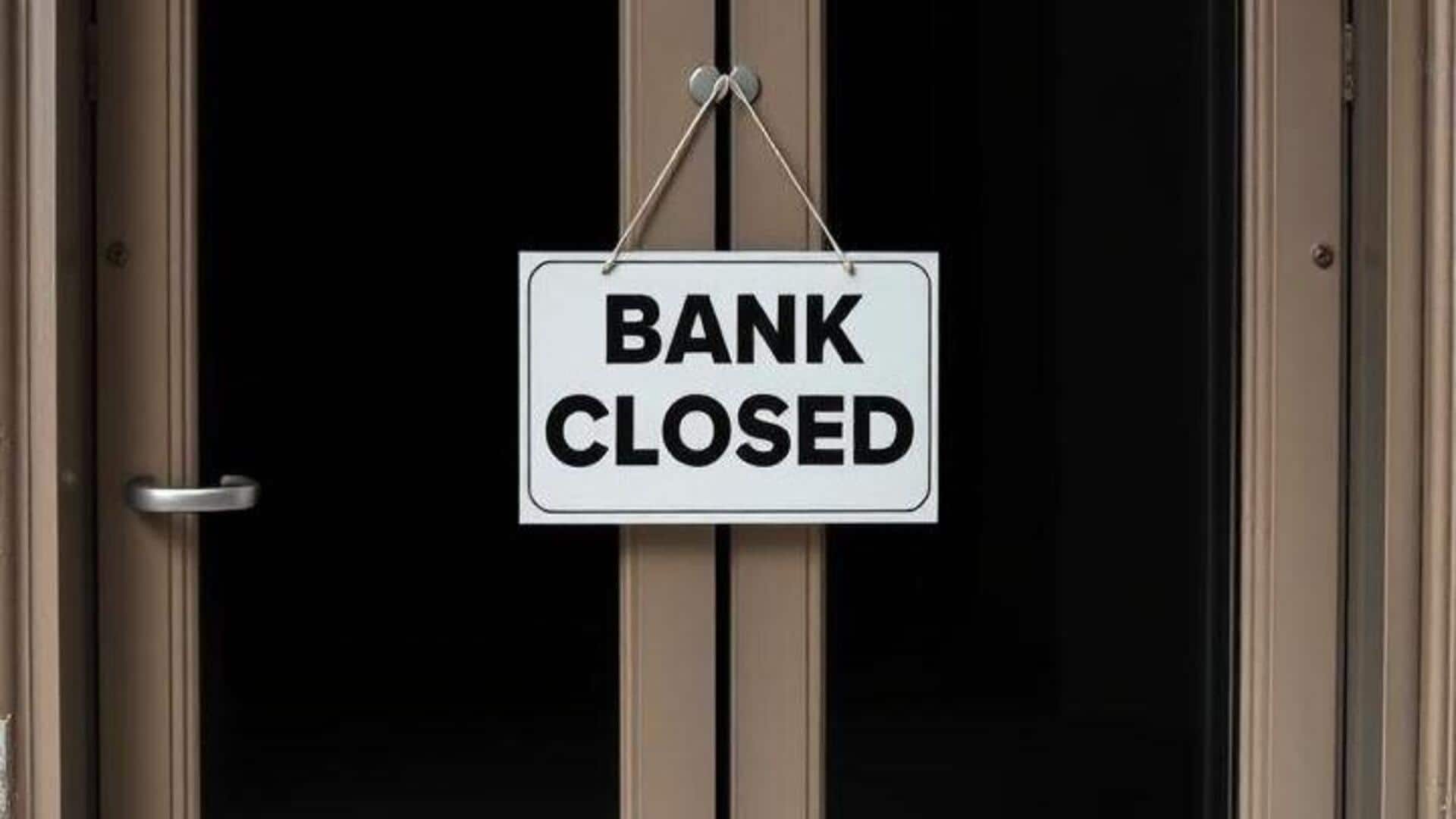 Banks to remain shut for 3 days starting today Banks to remain shut for 3 days starting today