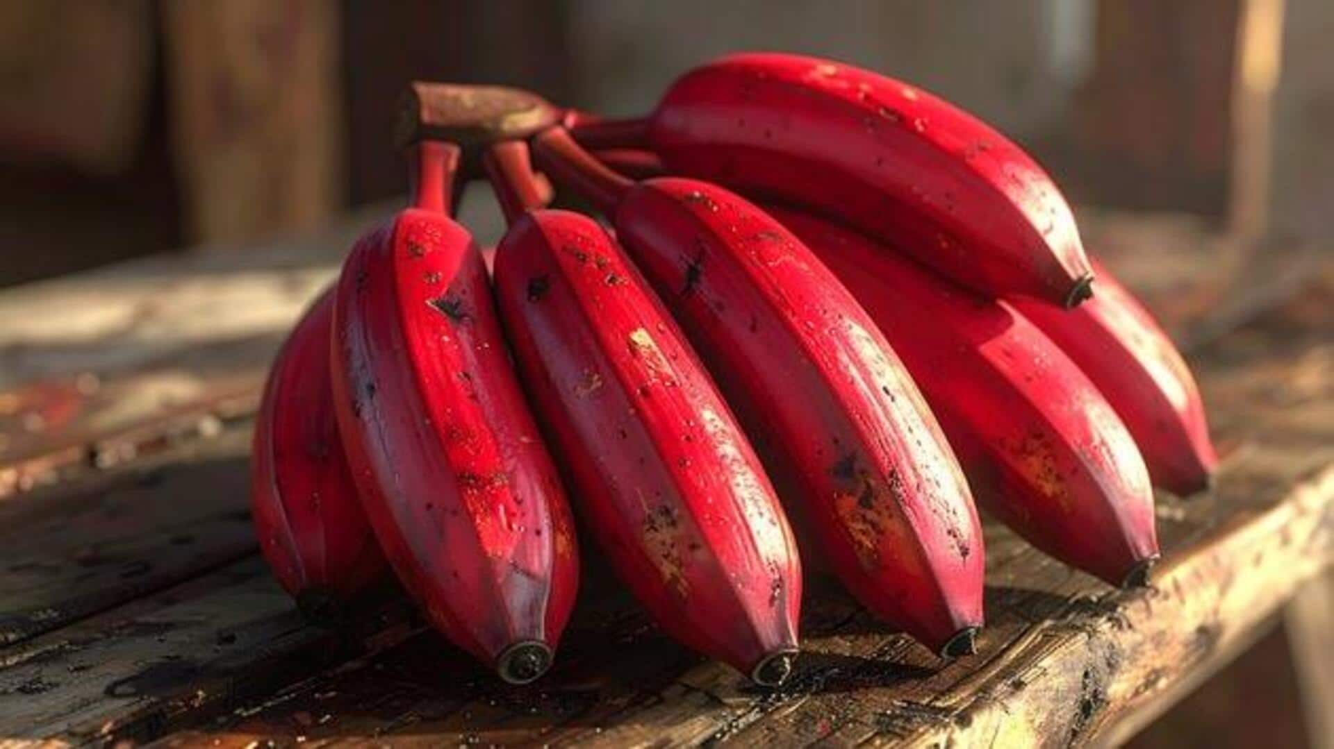 Surprising health benefits of red bananas
