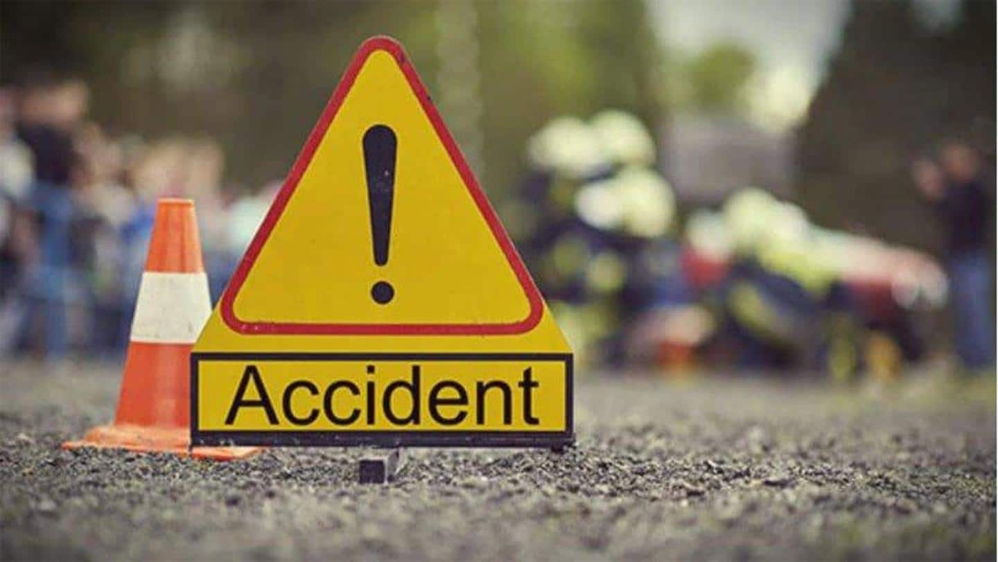 Speeding car runs over family asleep on footpath in Ahmedabad