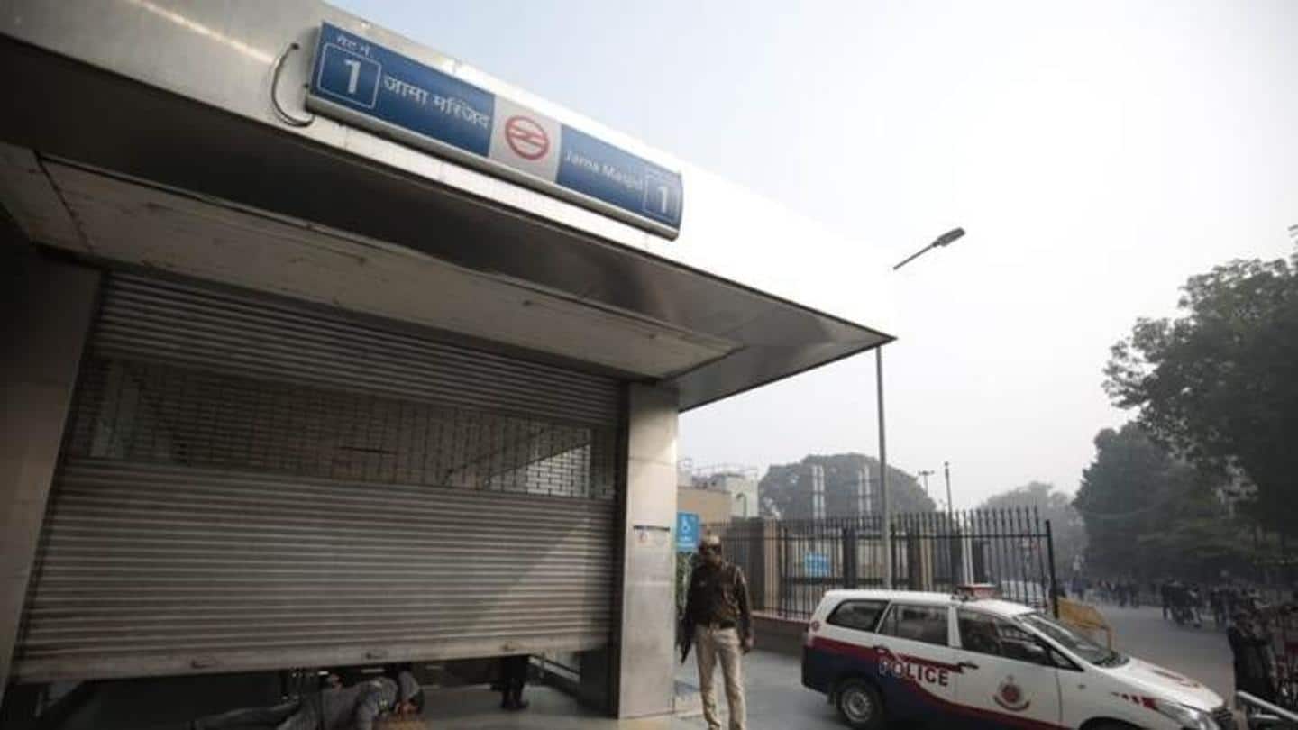 Farmers' protest: Gates of some Delhi metro stations temporarily closed