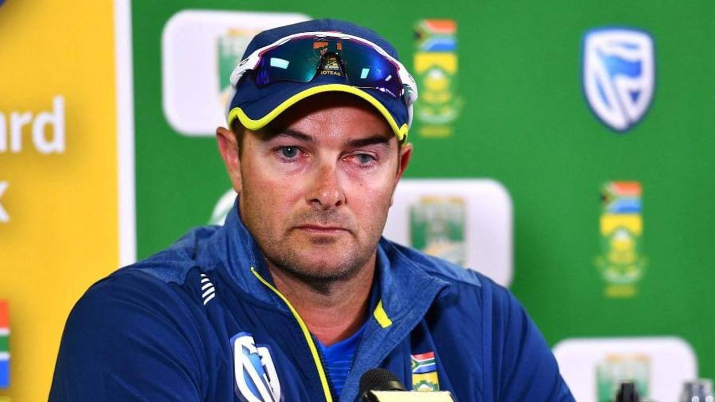 IPL will wear out UAE pitches: SA coach Mark Boucher