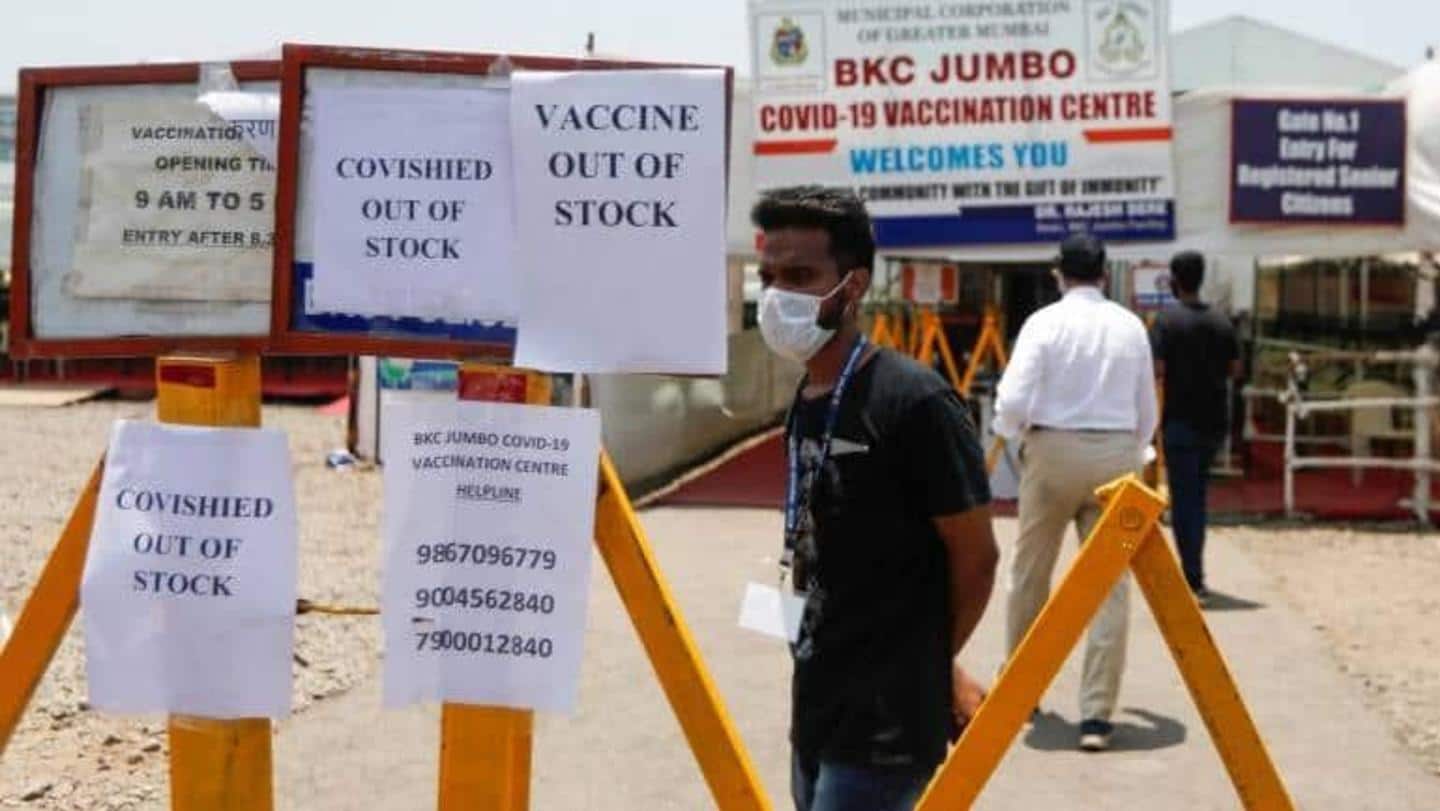 Vaccine paucity: Maharashtra suspends inoculation of 18-44 age group