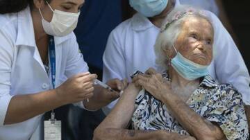 At 106, woman among earliest vaccine recipients in Brazil