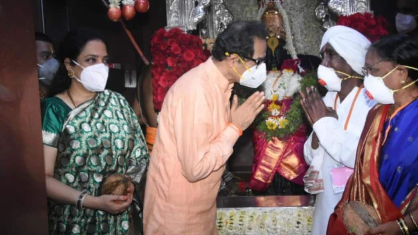 Thackeray performs 'maha puja,' prays for end of COVID-19 crisis