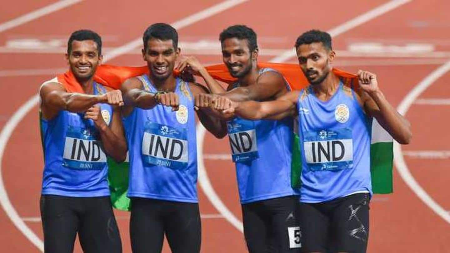 Indian men's 4x400m relay team gets closer to Olympic berth