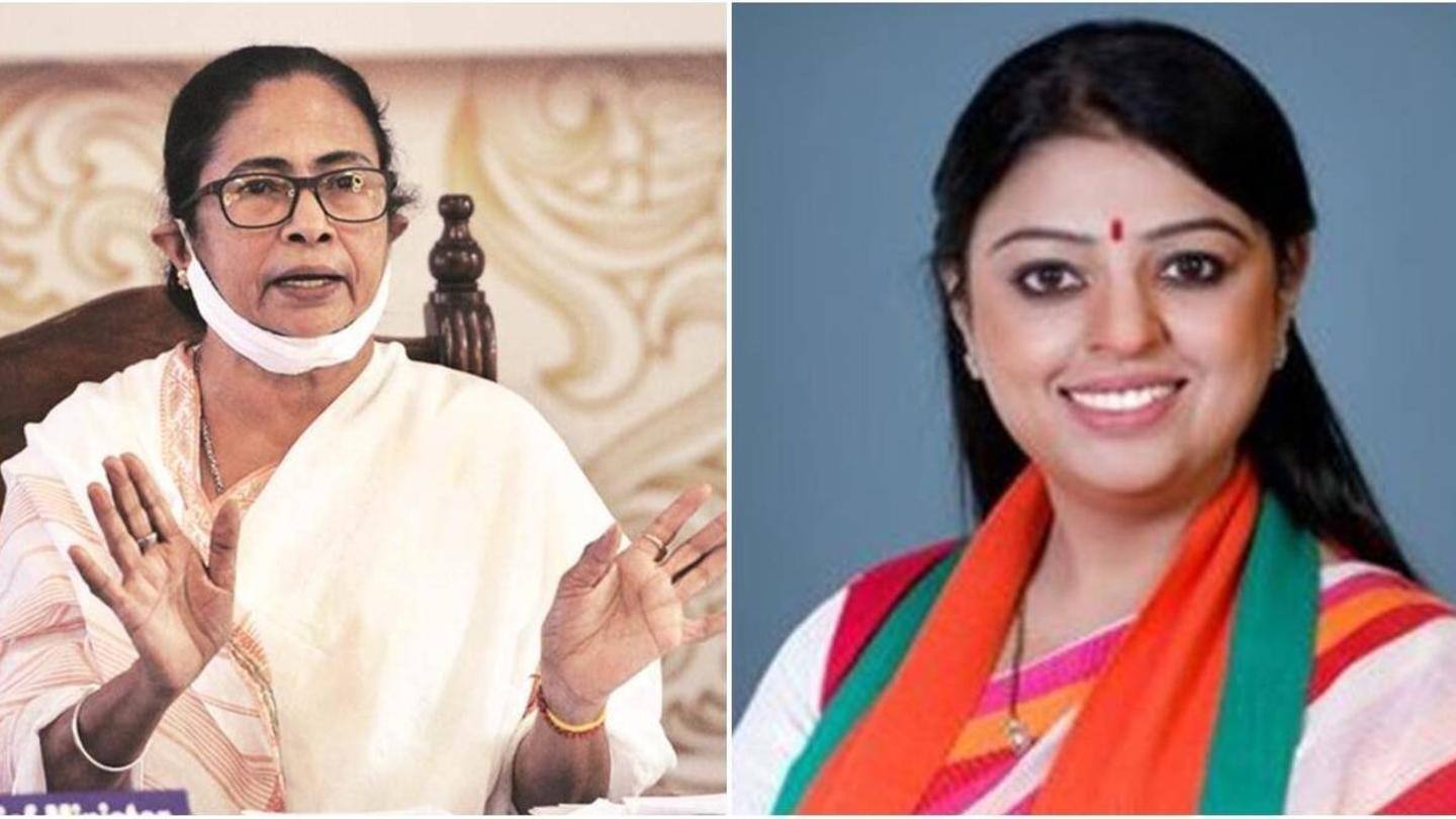 BJP fielded Priyanka Tibrewal against Banerjee BJP fielded Priyanka Tibrewal against Banerjee