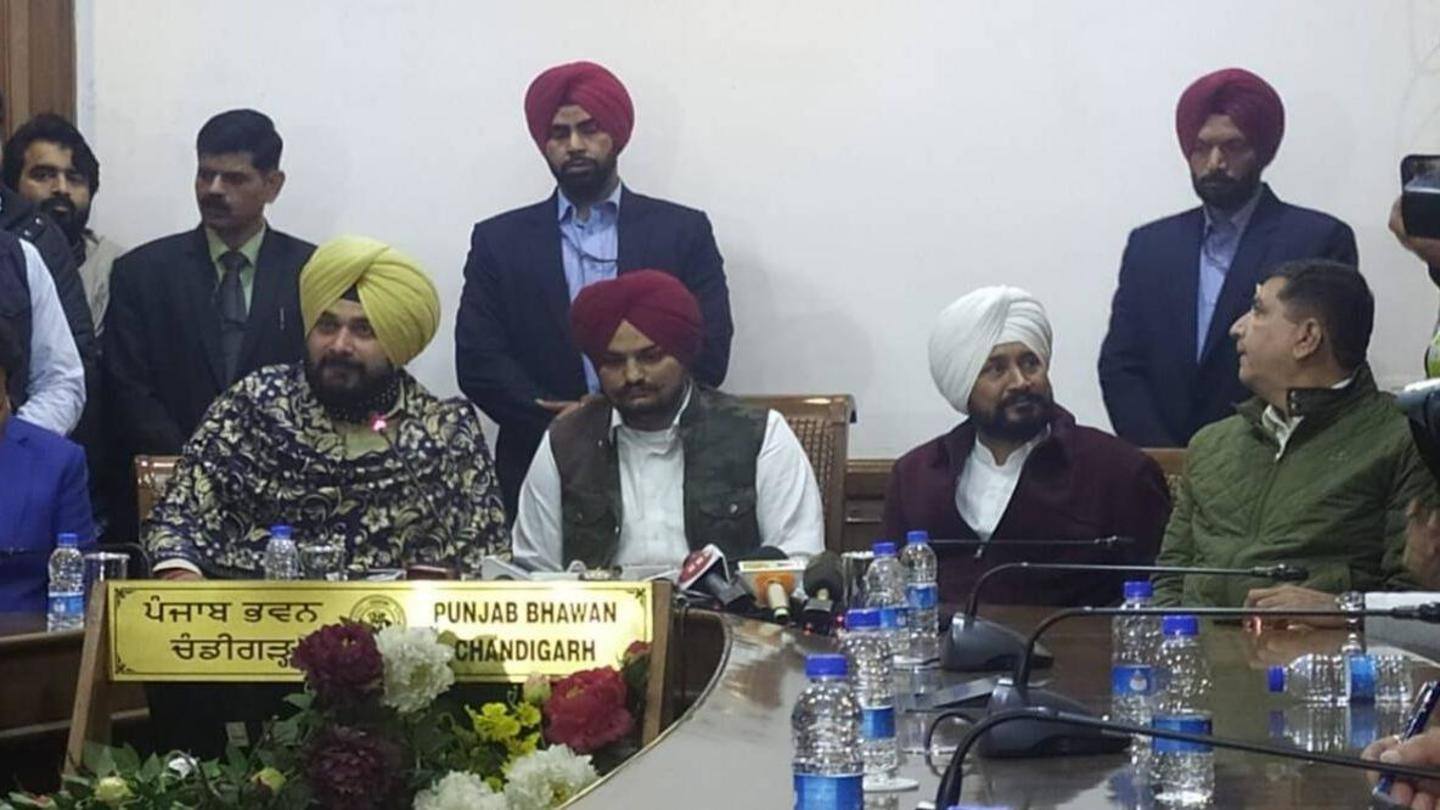 Sidhu stonewalls question about Moosewala's cases Sidhu stonewalls question about Moosewala's cases
