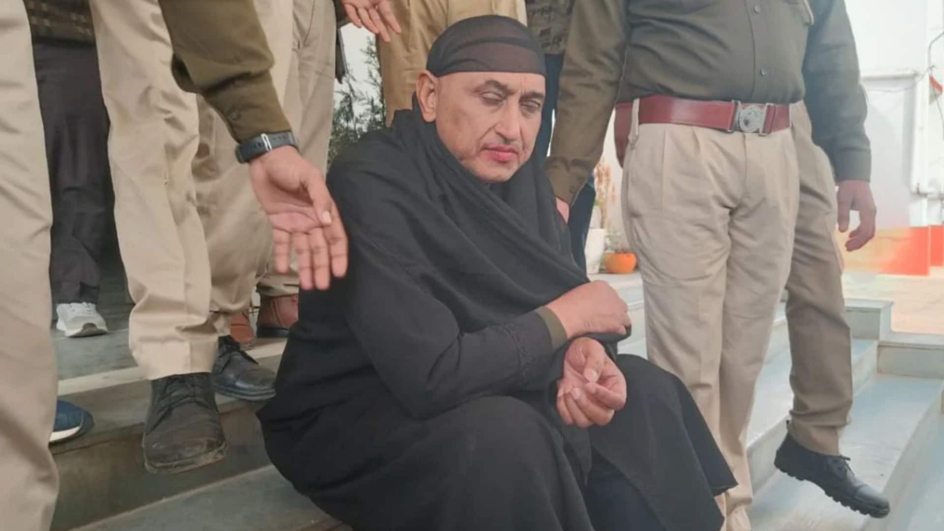 Ex-constable accused of rape dressed as woman to evade capture