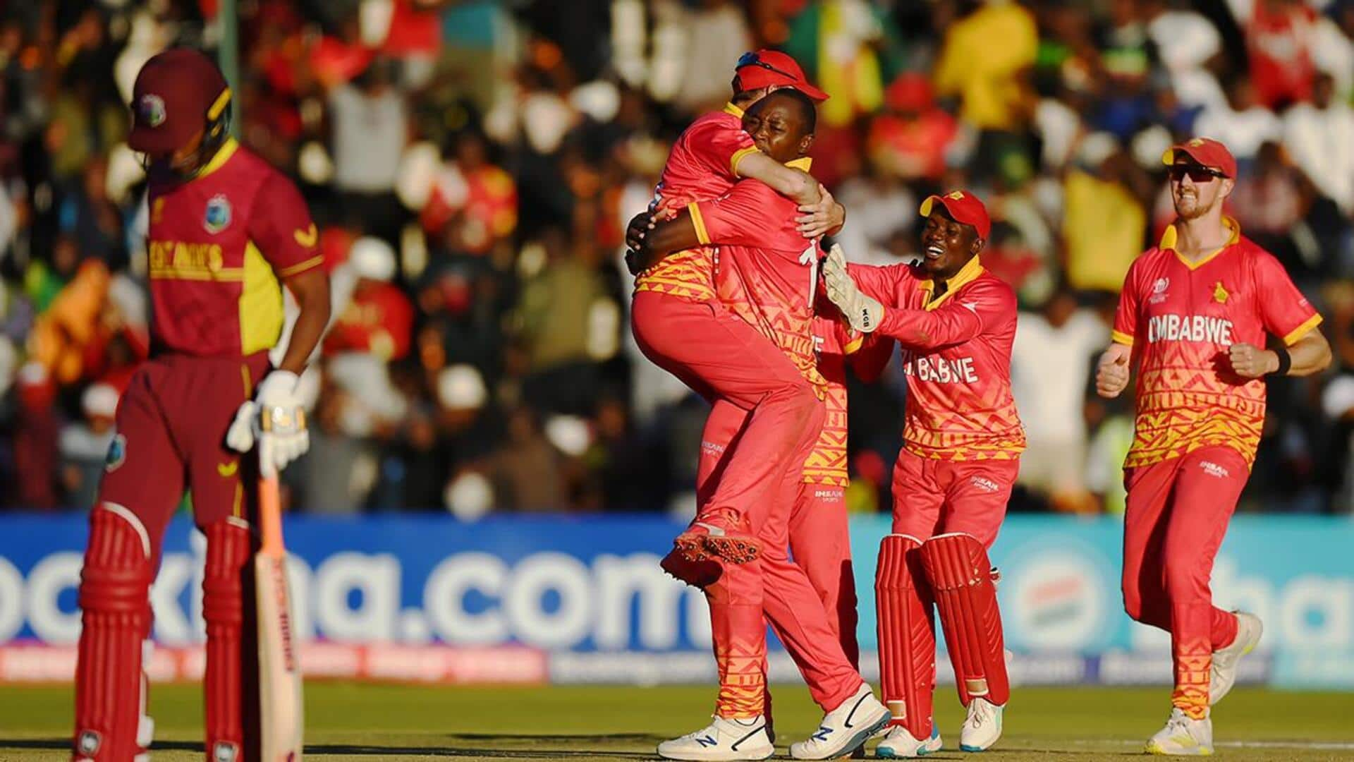 CWC Qualifiers: Zimbabwe overcome WI to maintain a 100% record