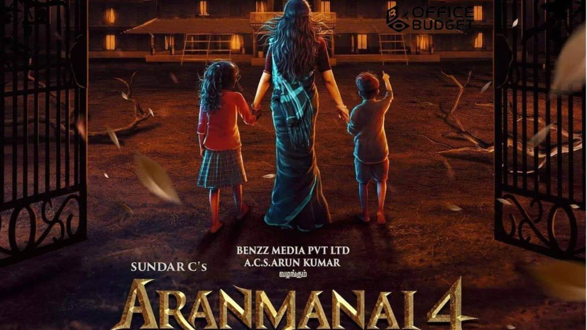 Box office: 'Aranmanai 4' earns nearly ₹4cr on opening day