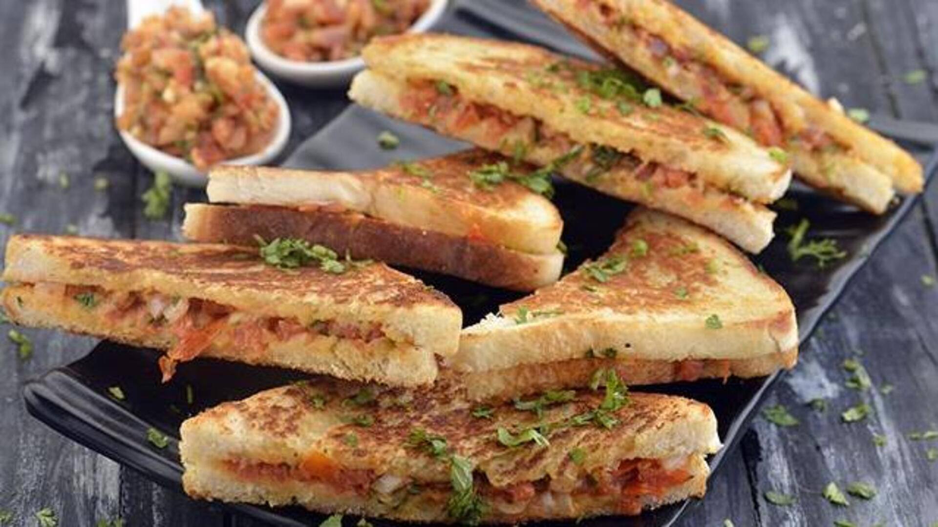 Breakfast goals: Try these Indian achaar sandwiches