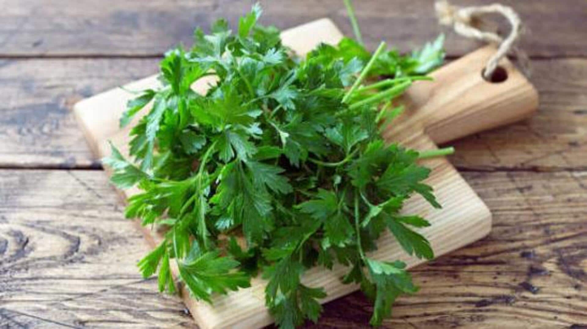 Try these recipes using pears and parsley