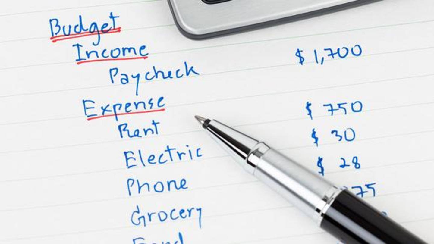 Making a budget is key: Boring exercise but extremely important Making a budget is key: Boring exercise but extremely important