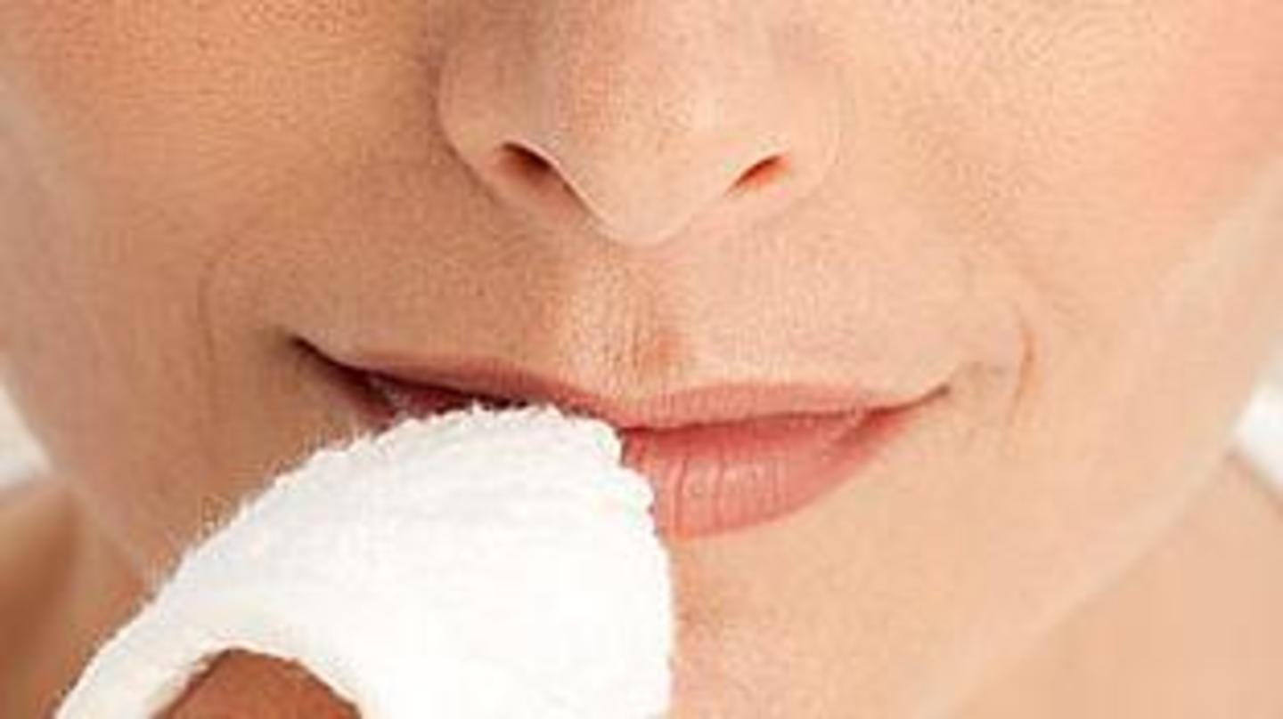 Clean your lips with micellar water before bedtime Clean your lips with micellar water before bedtime