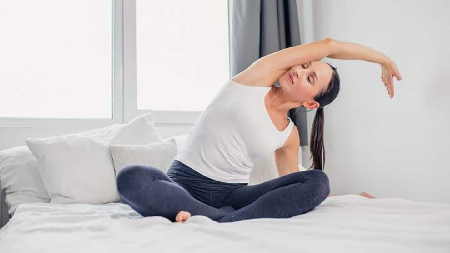 #HealthBytes: Five stretches that can improve your sleep quality