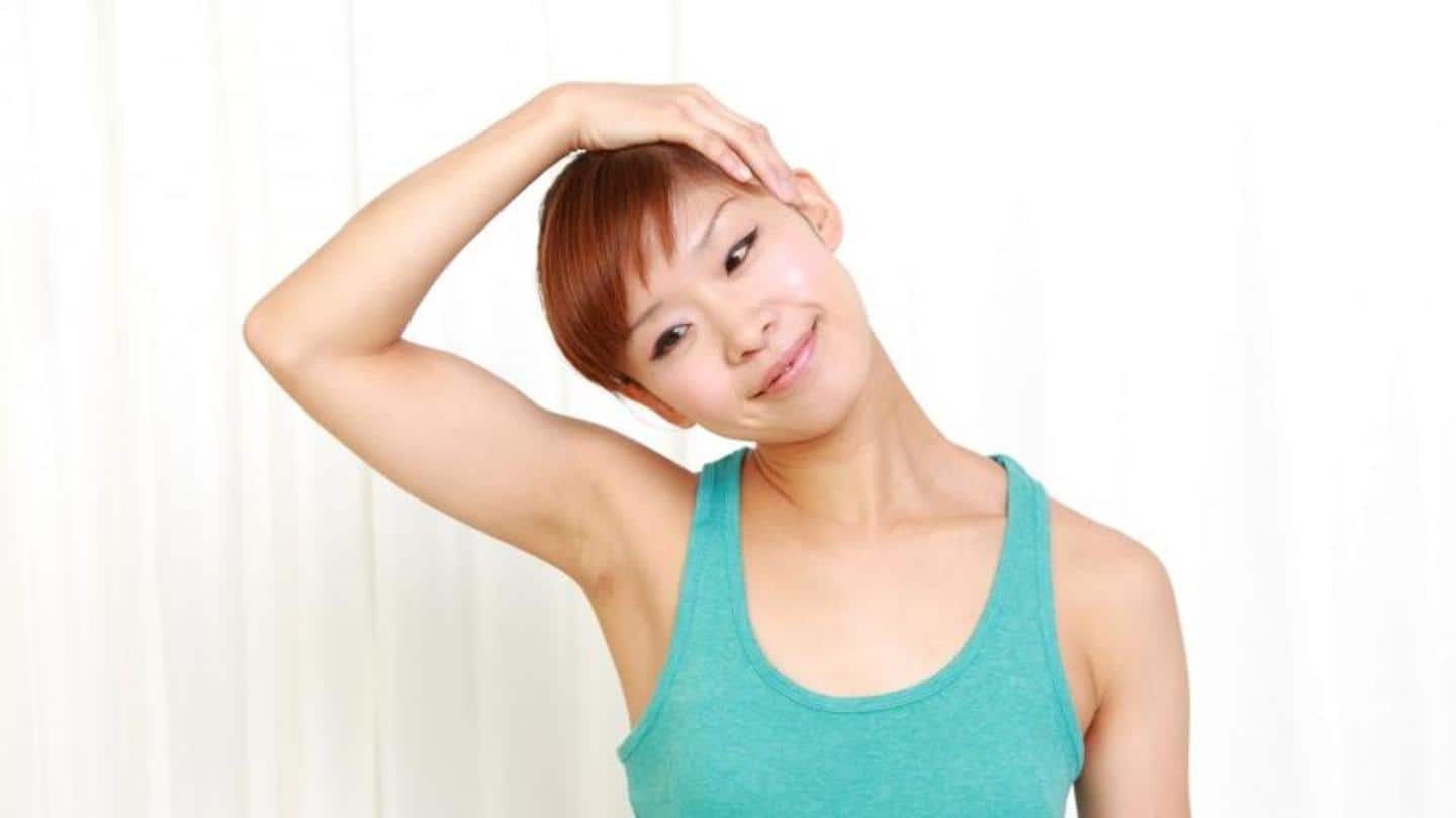 Neck stretches relieve tension in the head, neck, and shoulders Neck stretches relieve tension in the head, neck, and shoulders