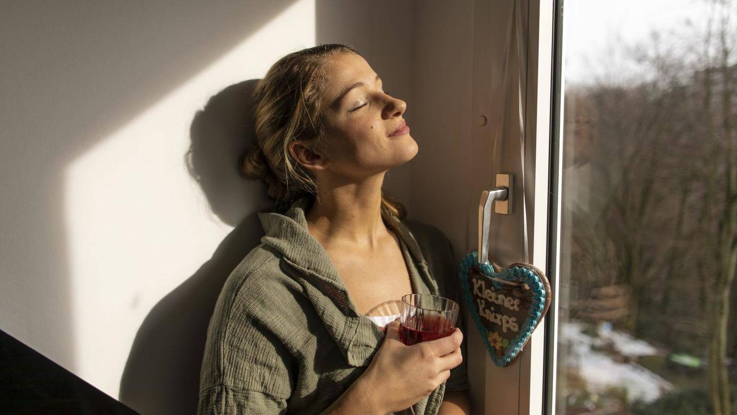 Sunlight helps synthesize vitamin D, good for our bones Sunlight helps synthesize vitamin D, good for our bones