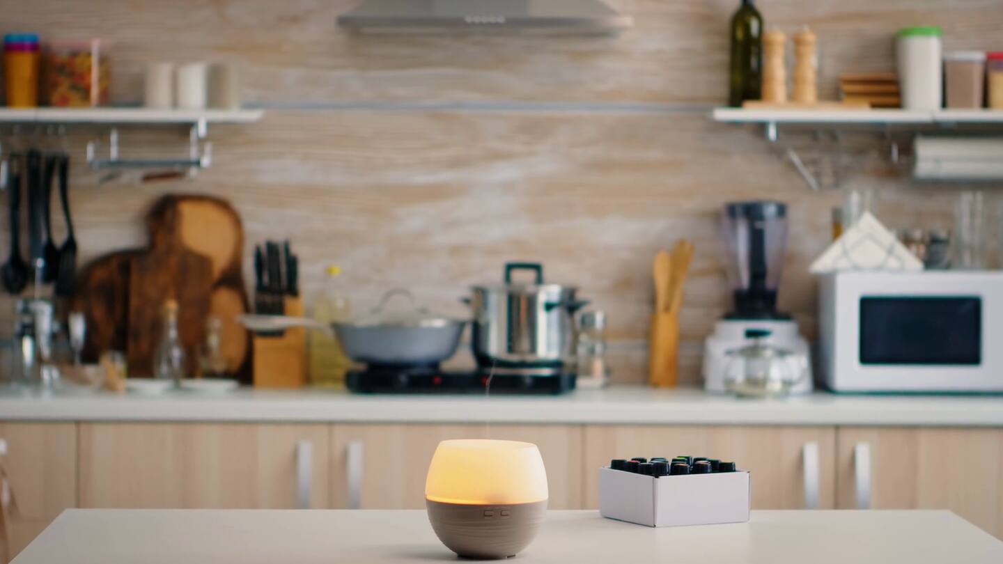 Eliminates odor and leaves the home aromatic Eliminates odor and leaves the home aromatic