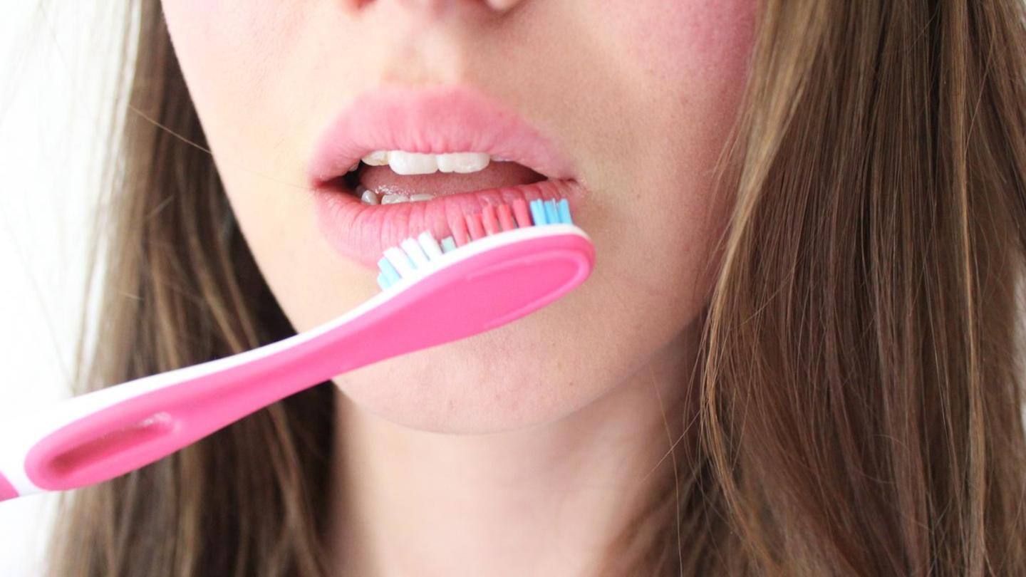 Remove dead skin from your lips by using a toothbrush Remove dead skin from your lips by using a toothbrush