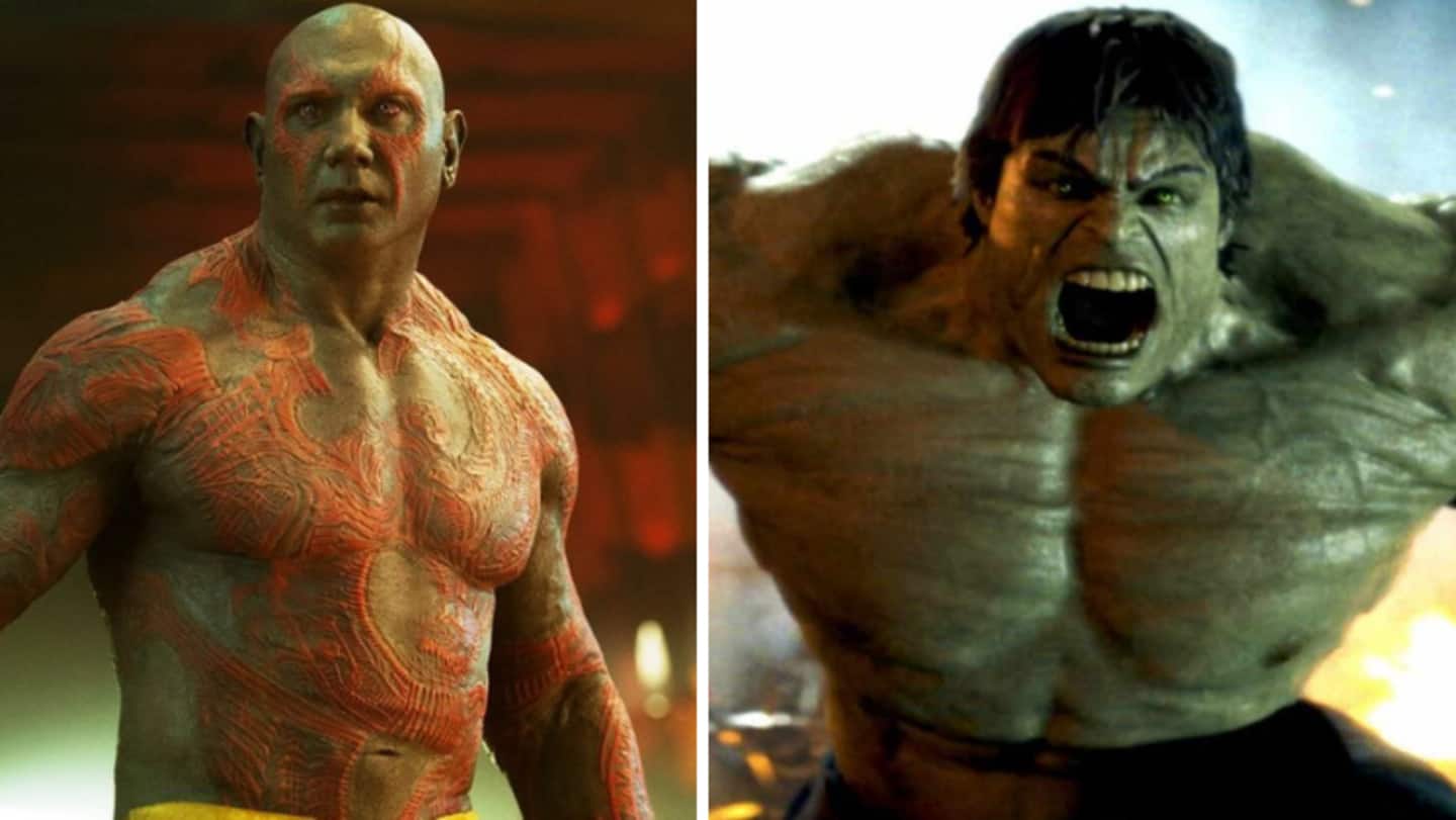 Interesting fact: Bautista and Norton have a Marvel connection Interesting fact: Bautista and Norton have a Marvel connection