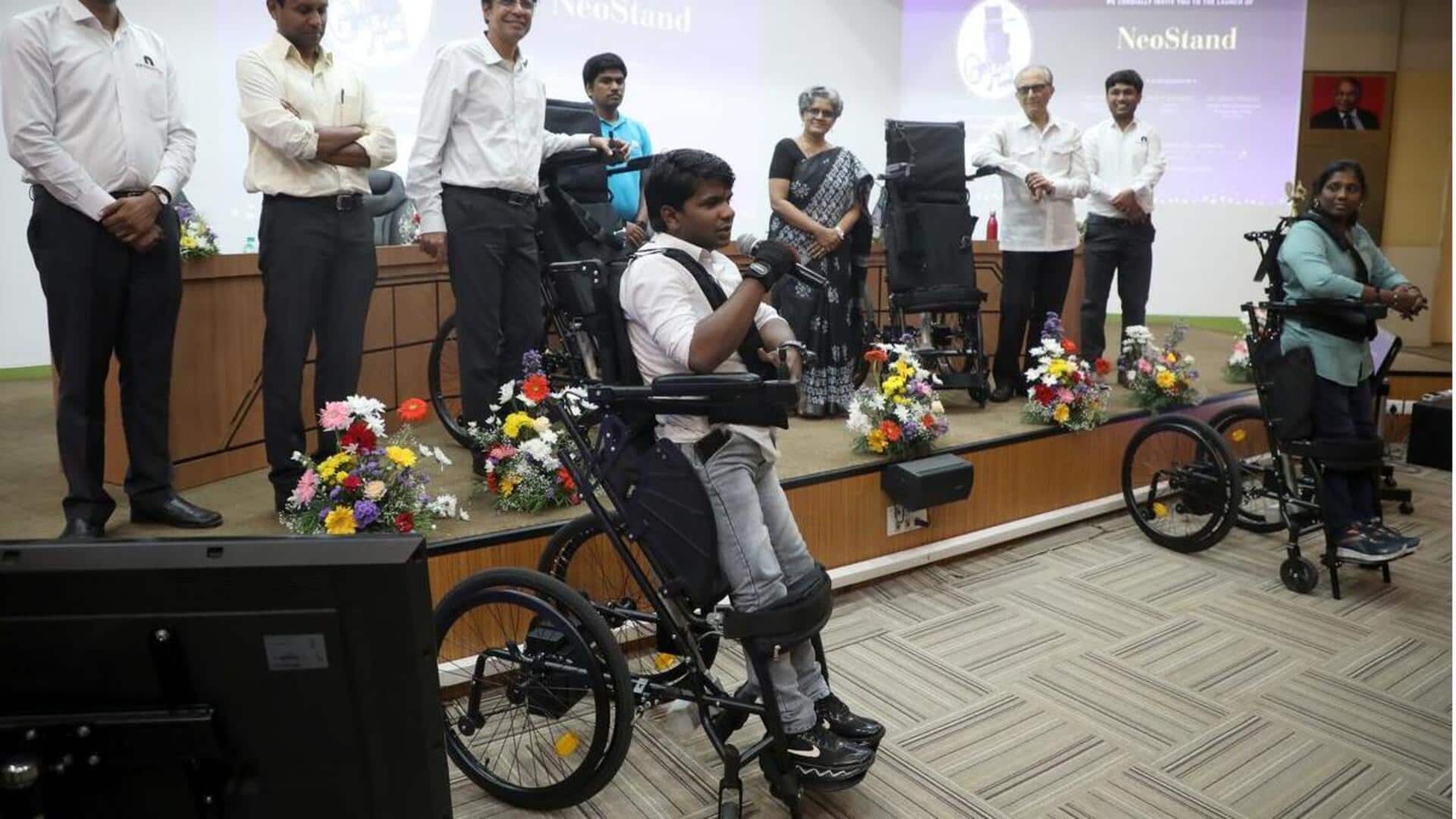 IIT Madras develops electric standing wheelchair to improve accessibility