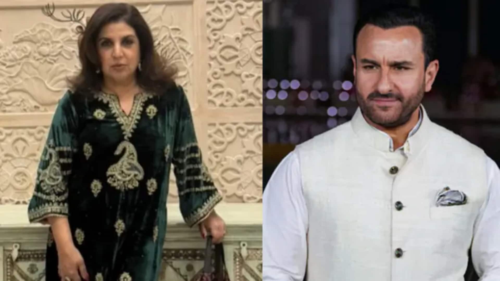 Was Saif offered 'Main Hoon Na'? Farah Khan breaks silence