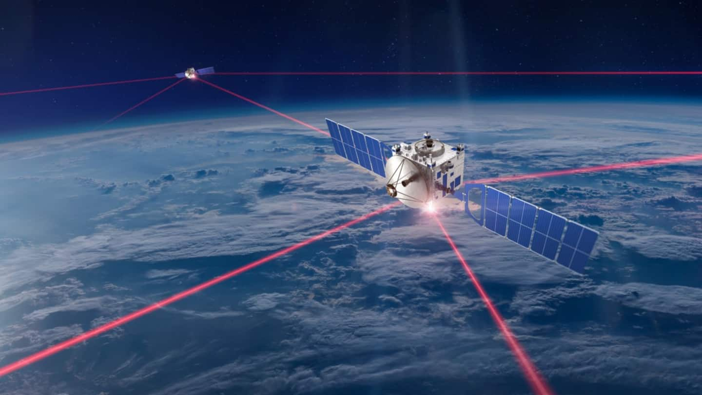 SpaceX Starlink satellites featuring laser enhance