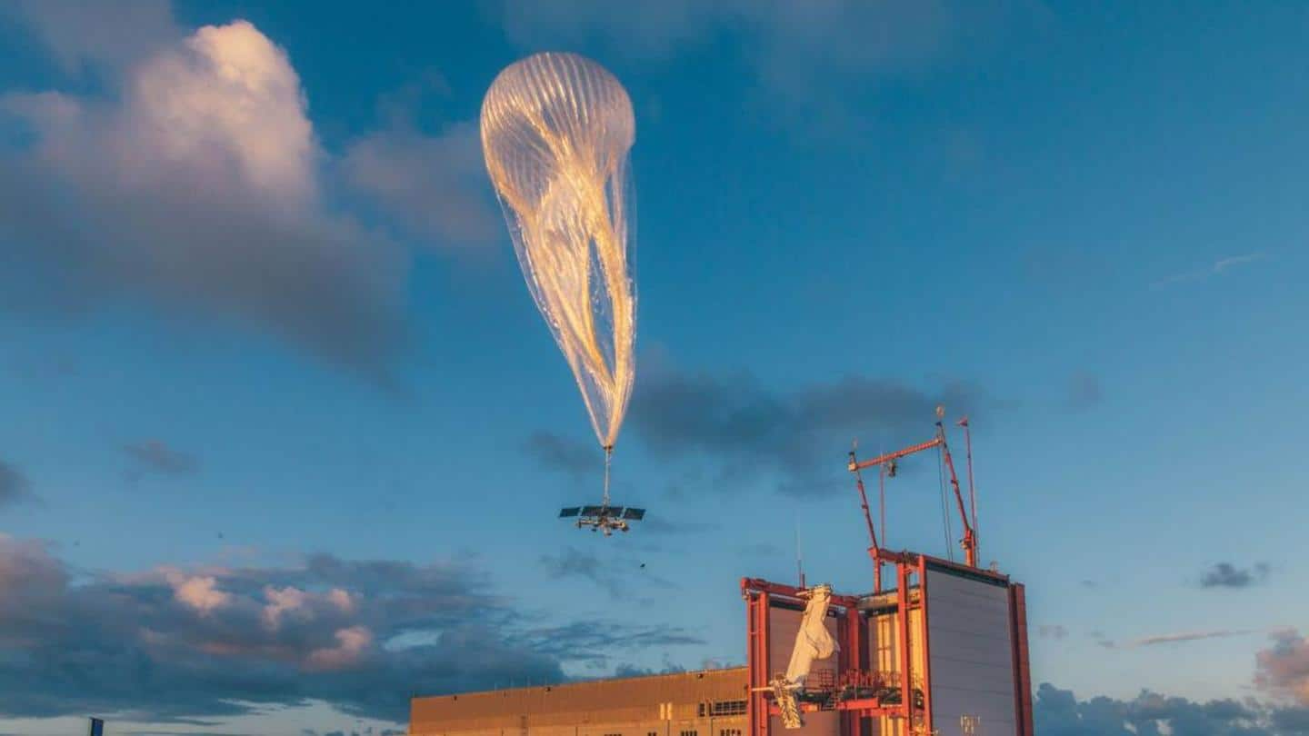 Alphabet shelves internet balloon project; Doesn't consider it a failure