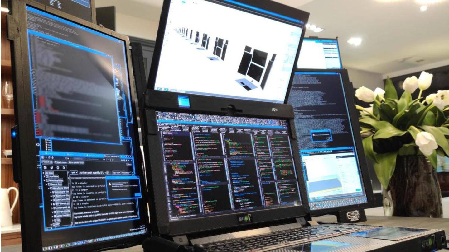 Aurora's four 4K displays support 100 percent Adobe RGB colorspace Aurora's four 4K displays support 100 percent Adobe RGB colorspace