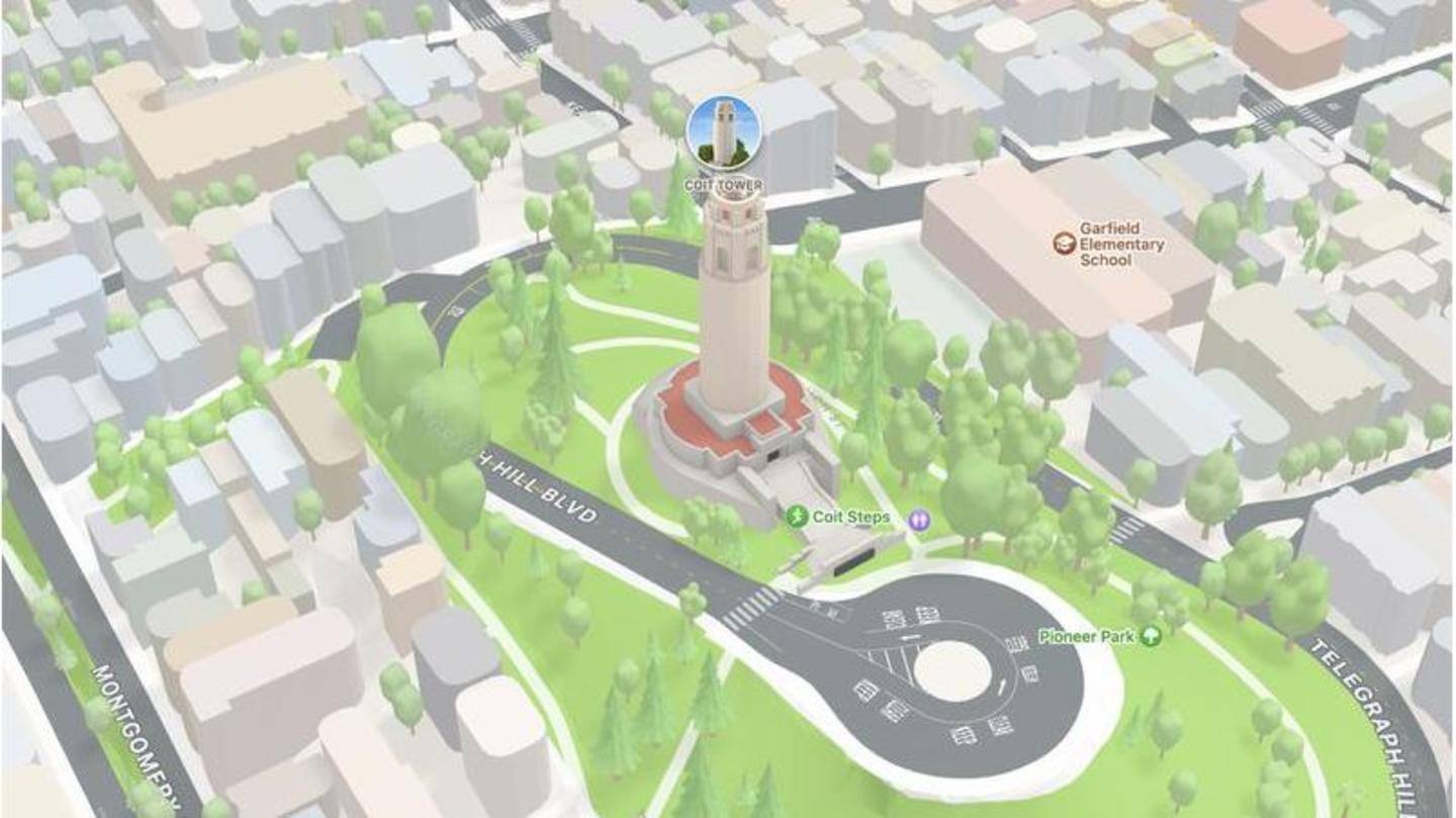 Interactive Globe, detailed views on Maps exclusive to M1 Macs
