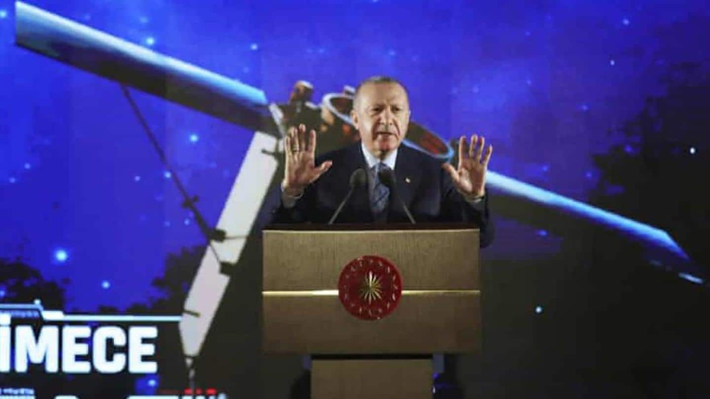 Amid economic crisis, Turkish President announces space program, lunar mission