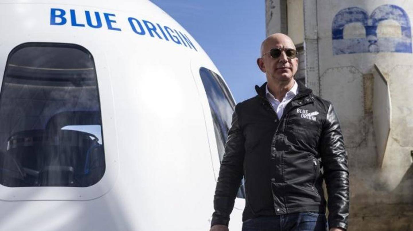 Bezos will be accompanied by a female aerospace pioneer Bezos will be accompanied by a female aerospace pioneer