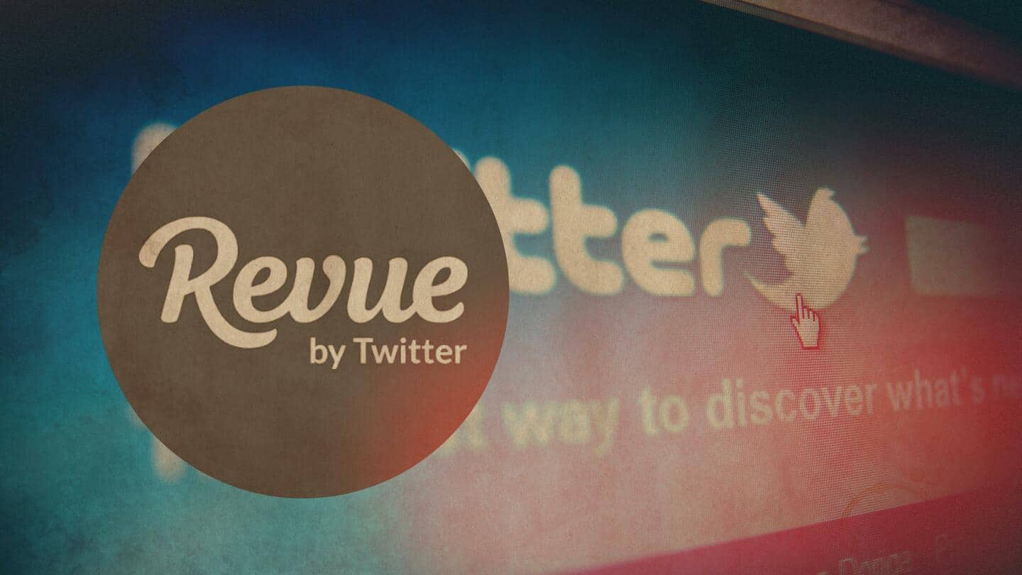 Revue, Twitter's newsletter, is shutting down next month