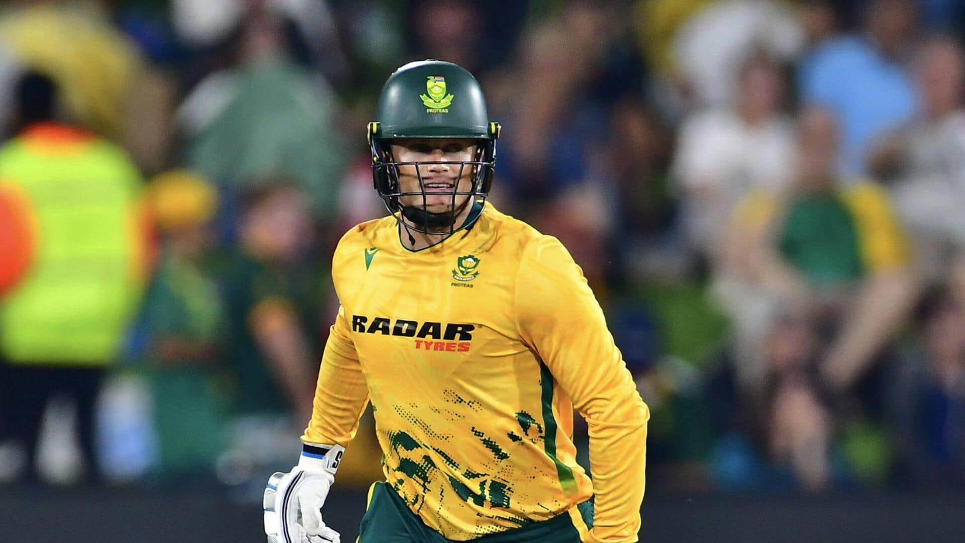 Ryan Rickelton completes 4,000 T20 runs with 77* vs WI 
