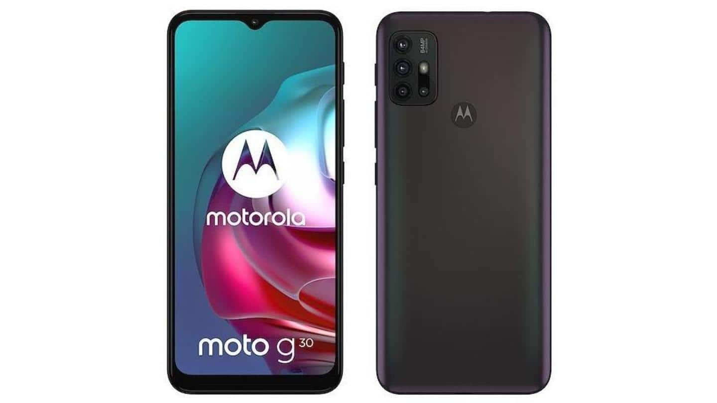 Moto G30's press renders leaked, key specifications also revealed