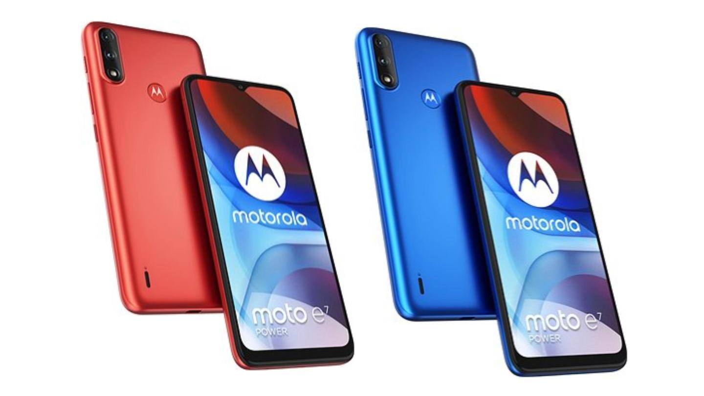 Moto E7 Power: Design and display Moto E7 Power: Design and display