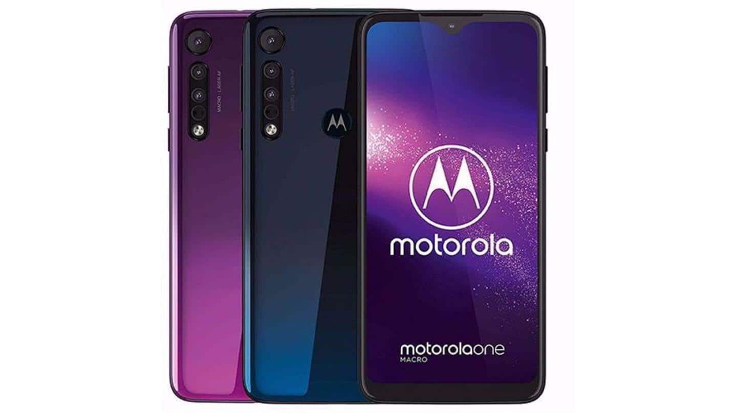 Motorola One Macro receives Android 10 update in India