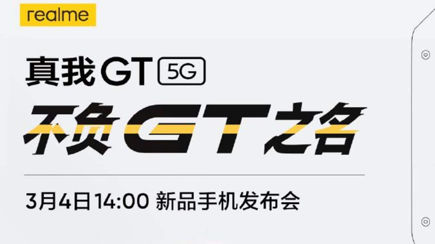 Realme GT 5G to be launched on March 4