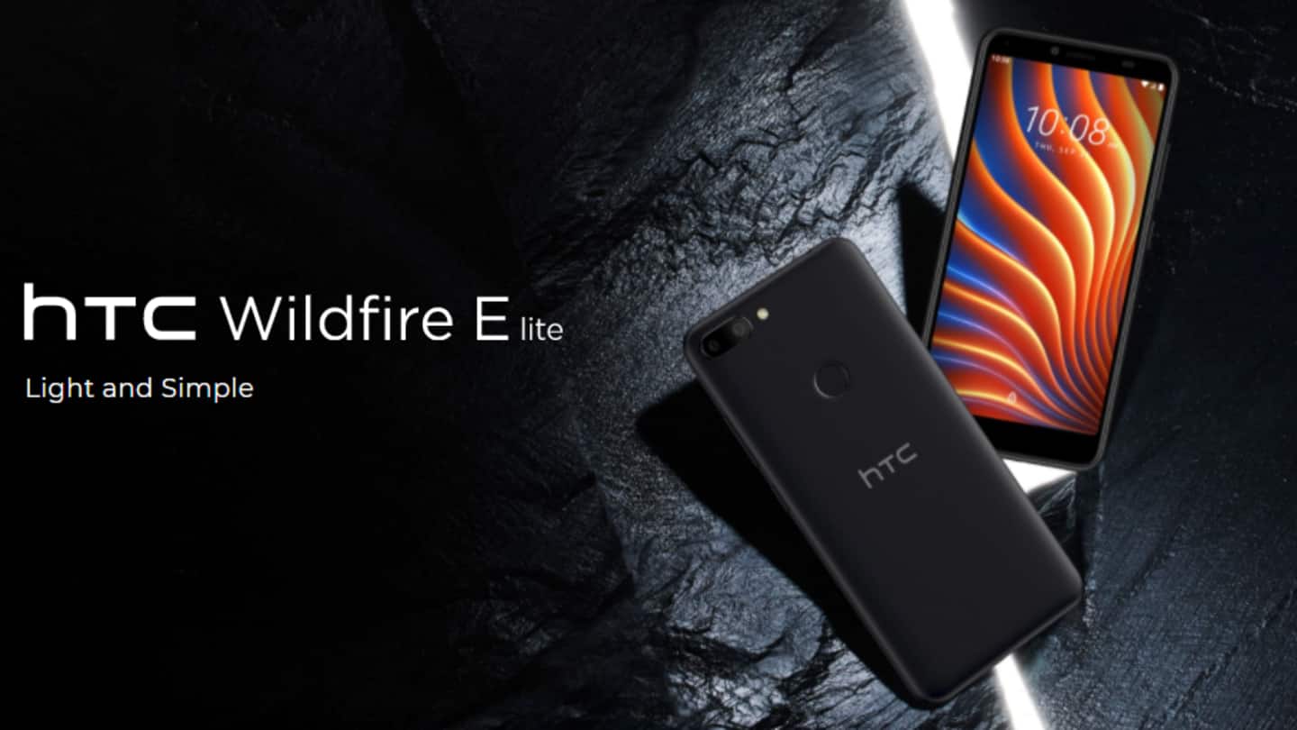 HTC Wildfire E Lite, with MediaTek Helio A20 chipset, announced