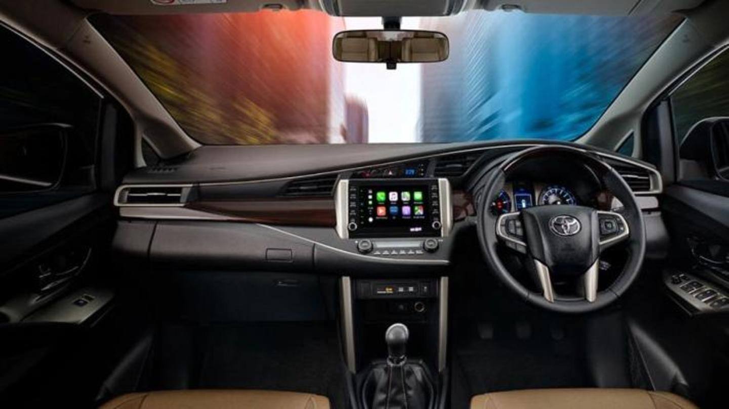 The MPV offers an 8.0-inch infotainment console The MPV offers an 8.0-inch infotainment console