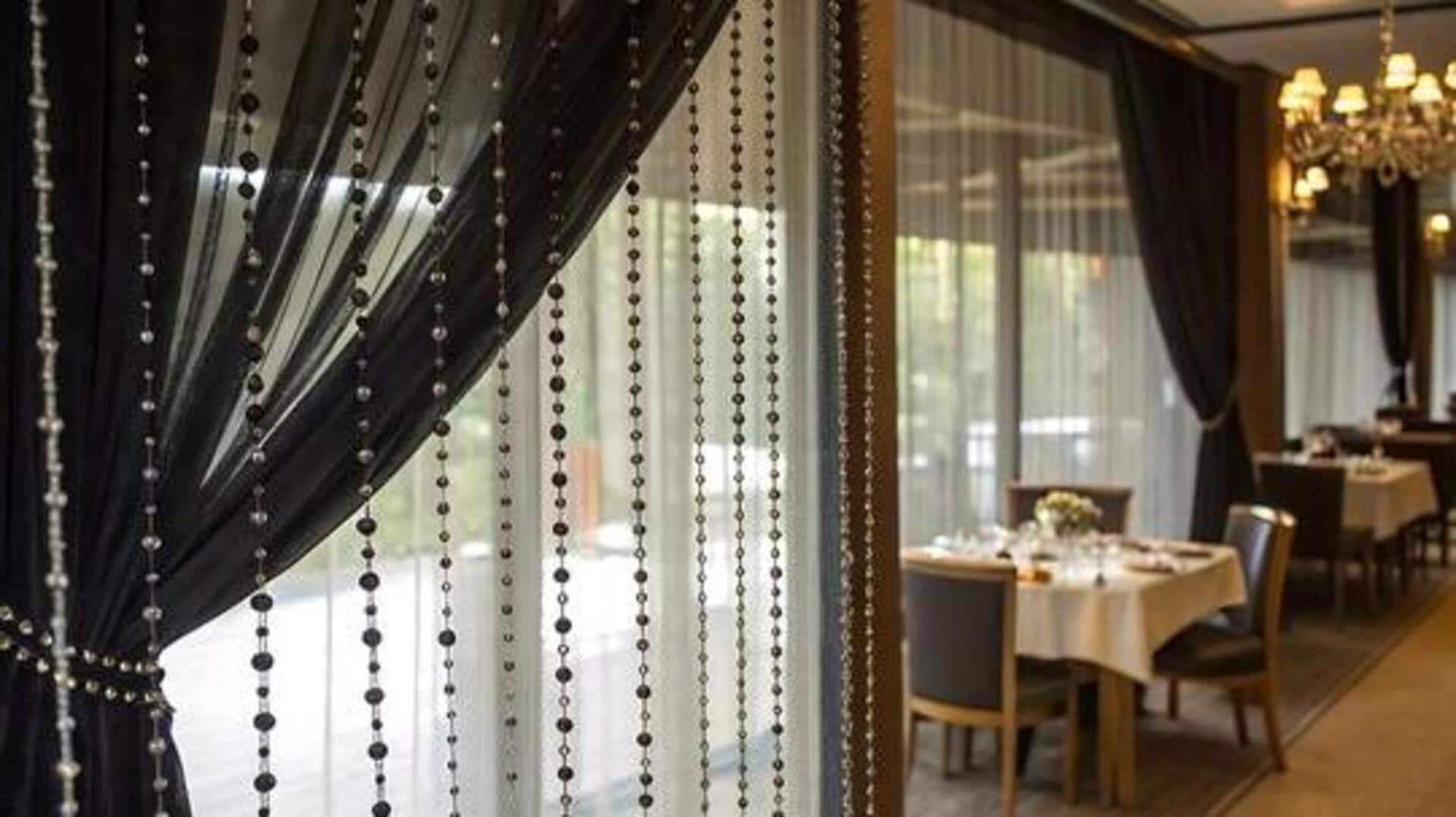 How to make beaded curtains at home