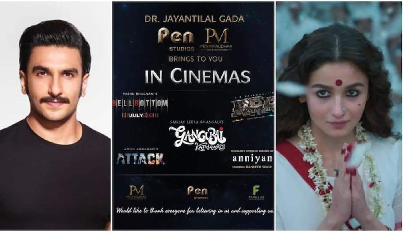 'Gangubai Kathiawadi' to 'RRR': Pen Studios confirms theatrical releases