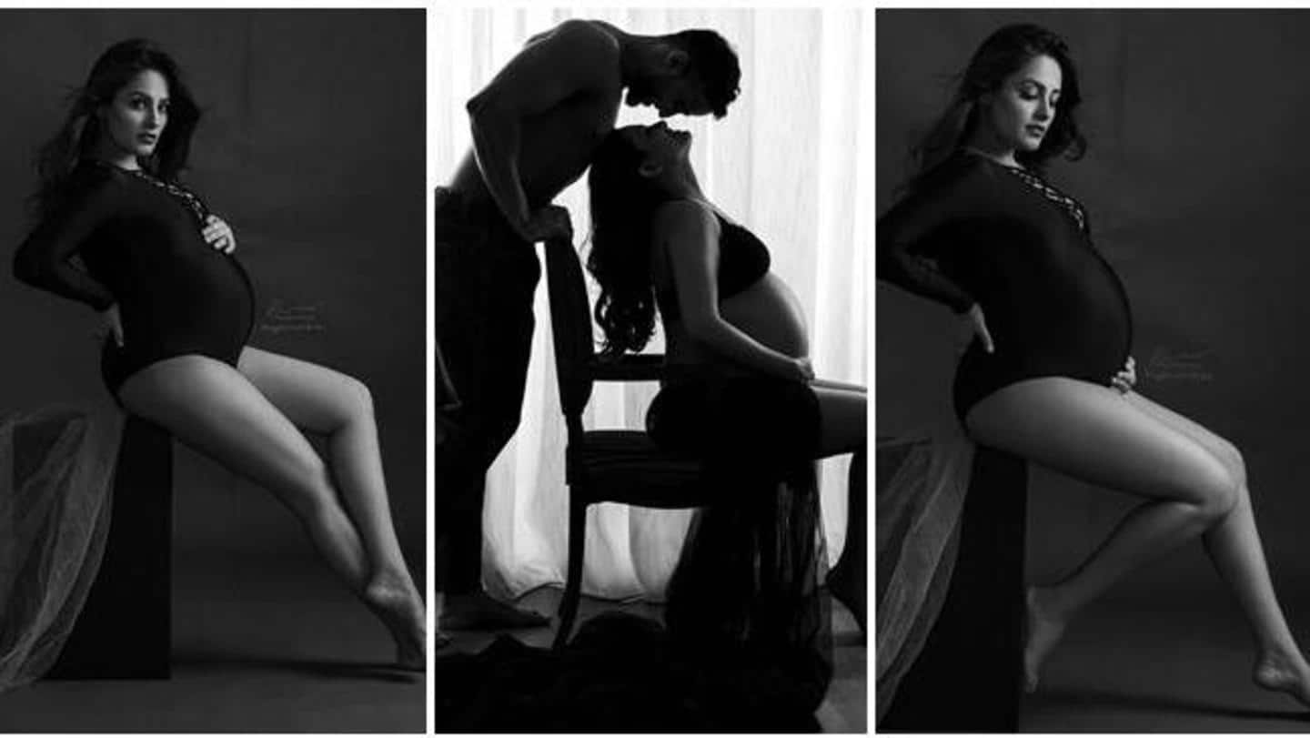 Hassanandani shared stunning pictures throughout her pregnancy Hassanandani shared stunning pictures throughout her pregnancy