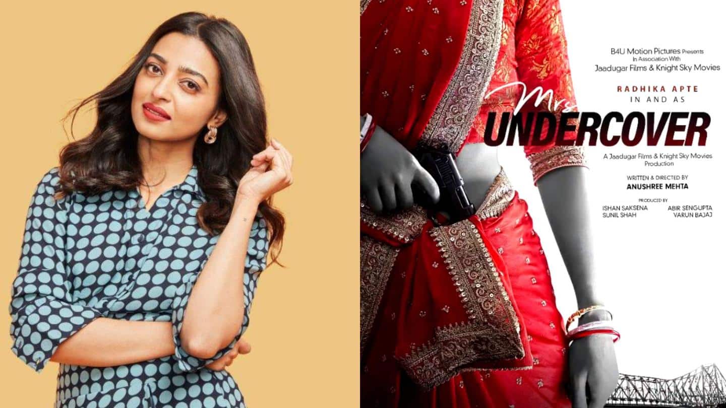 Radhika Apte announces next project, a spy-thriller titled 'Mrs. Undercover'